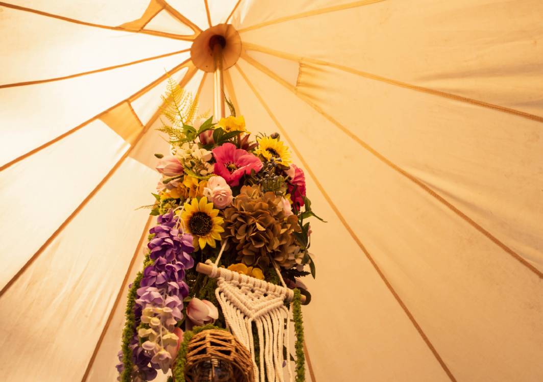 Sunflower Saddle (Glamping Bell Tent)